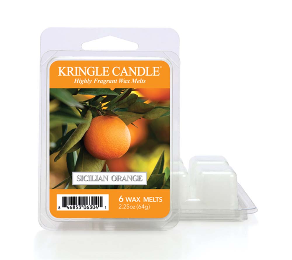 Sicilian Orange Duftkerze von Kringle Candle online kaufen – Frisch-fruchtiger Zitrusduft