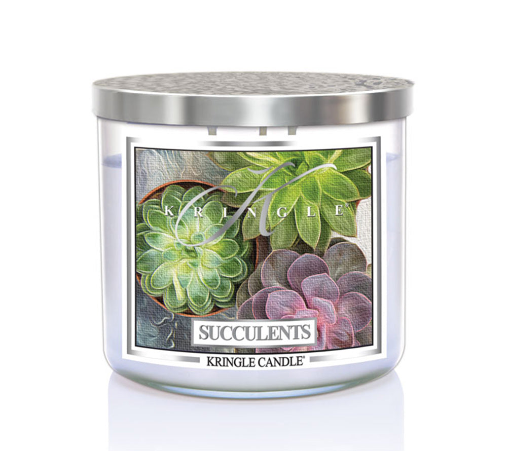 Succulents Soy Blend Tumbler von Kringle Candle (14.5 oz-Glas, 3-Docht) Succulents von Kringle Candle ❤️ Große Auswahl an Düften ✓ Versandkostenfrei ab 39 € ✓ Versand 1-3 Tage ✓ Jetzt bestellen!