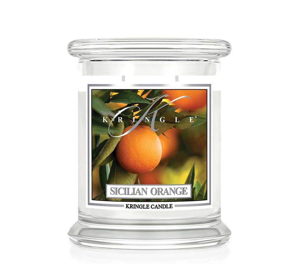 Sicilian Orange Duftkerze von Kringle Candle online kaufen – Frisch-fruchtiger Zitrusduft