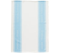 Hellblaues Geschirrtuch "Sea Glass" von Stonewall Kitchen (100 % Baumwolle)