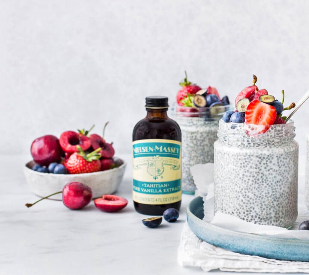 Blumig-fruchtiges Vanillearoma für Eis, Desserts & gekühlte Speisen