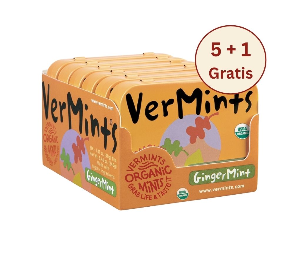 Ginger Mint Organic Mints von Vermints