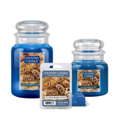 Country Candle Glazed Berry Scone Scented Candles | American Heritage