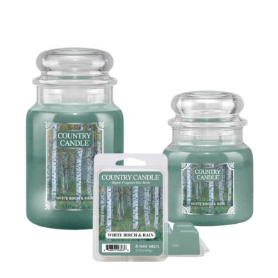 Country Candle White Birch & Rain Scented Candles | American Heritage