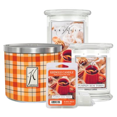 Kringle Candle Pumpkin Rum Toddy Scented Candles | American Heritage