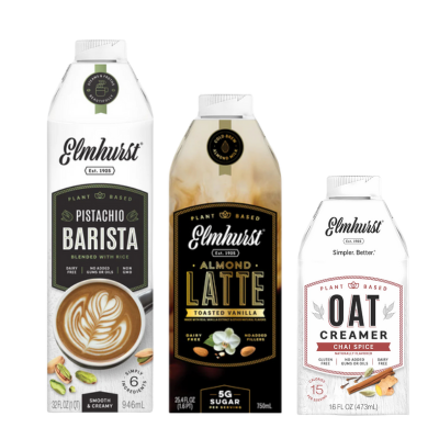 Delicious vegan Milk-Alternatives from Elmhurst