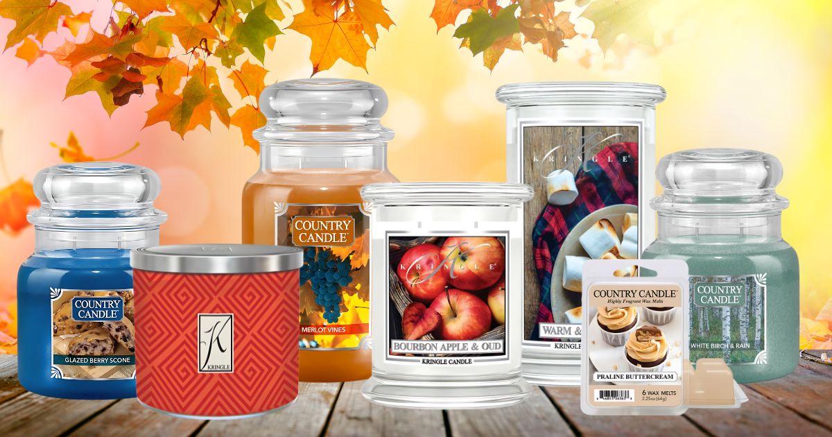 BLOG: Fall Favorites: The new autumn candle collection by Kringle and Country 2024