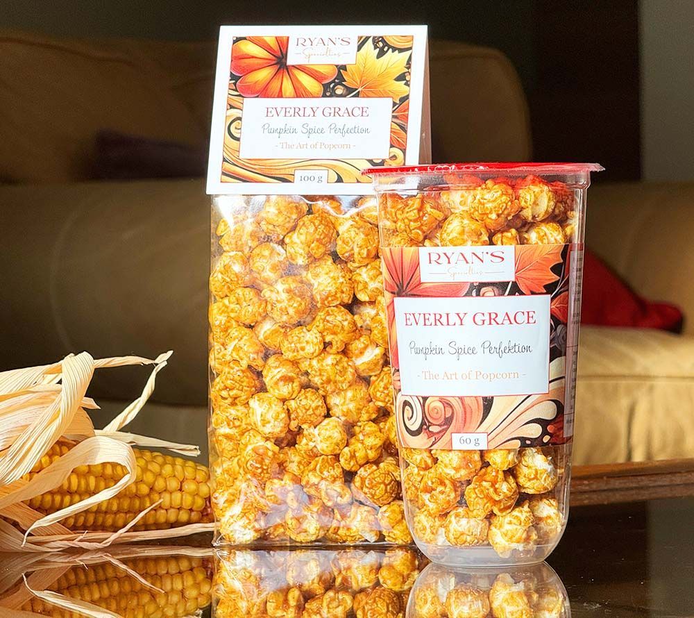 Everly Grace Popcorn - Pumpkin Spice Perfection for Fall - Autumn | American Heritage